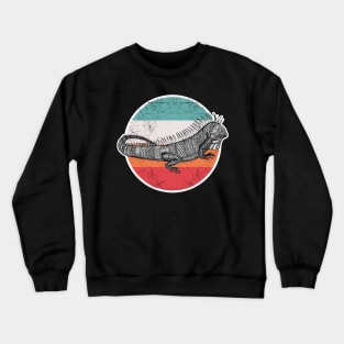 Vintage Retro Iguana Crewneck Sweatshirt